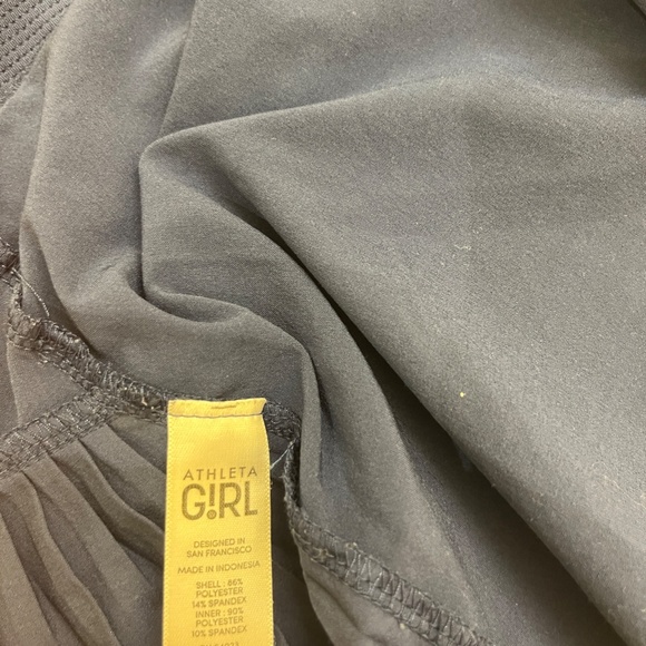 Athleta Girl Skort, Tennis Skirt, Pleated Back, Navy, Girls 14/XL or Women's S/M - Picture 5 of 8